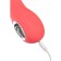 Stimulator with the up & Down Flovetta Flox, 21.5 cm, silicone, coral color