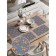 A set of napkins for setting the table "Spring flowers", rectangular, rounded edges, size 30x46 cm, 4 pcs