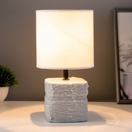 Camila table lamp E14 40W Gray 15x15x30cm Risalux-1