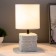 Camila table lamp E14 40W Gray 15x15x30cm Risalux