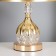 Eleanor desktop lamp 1x40W E27+backlight, gold 27x27x45cm