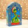 New Year. Gift box New Year's “visit” 16.8 x 7 x 25 cm.