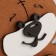 Gift packaging "Bear with a gift" 17x8x16 cm, oak red