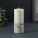 Candle-cylinder "Concrete", 6x15 cm, white