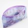 Lightning, PVC, lilac color cosmetic bag