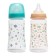 A bottle for feeding with a wide throat and silicone nipple milk, 360 ml, 0+