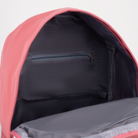 Backpack-Suma, lightning department, external pocket, raspberry color-5