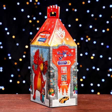 Gift box "Turbosaurs", castle, 19 x 11.9 x 35.5 cm-2
