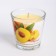 Aromatic candle in a glass "Persik", 6.5x6.5 cm, 10 hours, 165 g, yellow