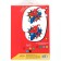 Catcurboard corrugated, A4, 10 sheets, 10 colors, moped, bilateral, in the folder, 230 g/m², Spider-Man