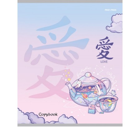 Notebook of 48 sheets in the Kawaiii cage, cover covering cardboard, mix-3