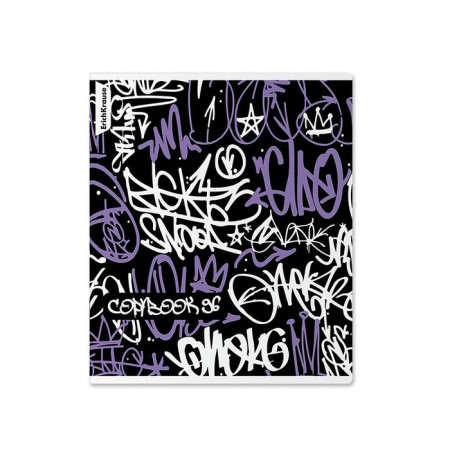 Notebook 96 sheets, cage, Erichkrause, Graffity mix-9