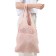 ALOSKA 38 x 62 cm, handle 22 cm, cell 0.5 cm, peach