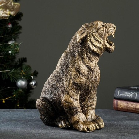 Figure "Tiger Amur" gold, 29cm-1