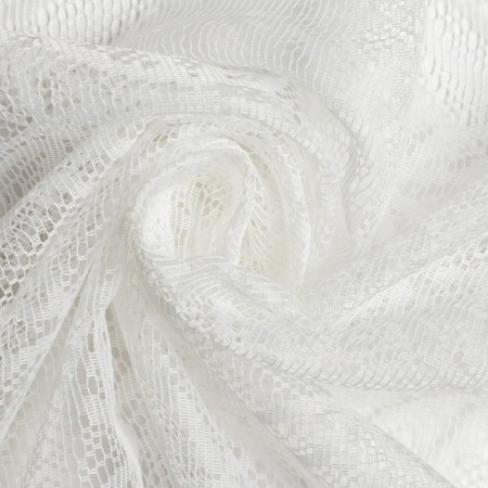 Tulle to the kitchen without curtain tape, 200x165 cm, ecrew color, 100% polyester-3