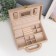 Casket to the leatherette to decorating the suitcase "Large cell" beige 9x25x17 cm