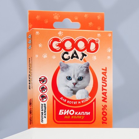 Good Cat Biocados for kittens and cats from fleas and ticks, 3 x 1ml-2