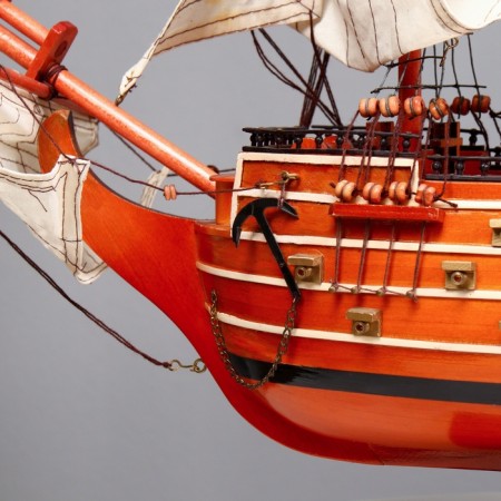 Ship "Victoria", 79x73 cm-15