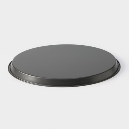 A set of forms for baking pizza “Jacqueline. Pizza ”, 3 subjects: D = 23.5/26/29.5 cm, anti -stick coating, black color-2