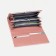 Women's wallet on magnets, pink color