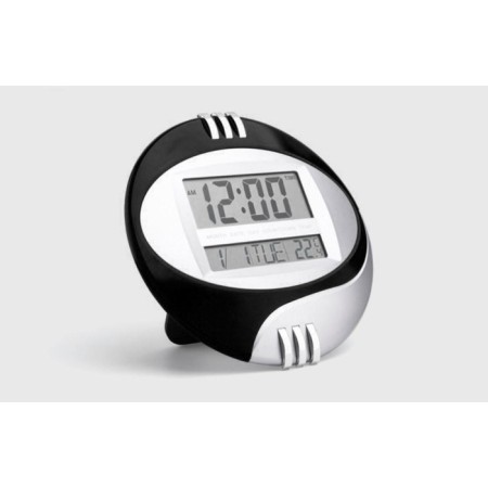 Electronic, wall, desktop watches, 26 x 26 cm, black-2