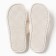 Women's slippers with an open nose, size 40-41, milk