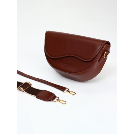 Bag Women's Messenger with Lightning, the color of the red-brown-9
