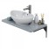 Santa mourning marble tabletop 805x35x450 cm, color granite gray