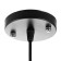 Bayerlux lamp "Small cone" 1x40W E27 black 17x17x120 cm