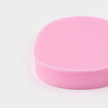 Silicone Mold Dolyana "Berries and Leaflets", 8.5 × 5.5 cm, pink color-4