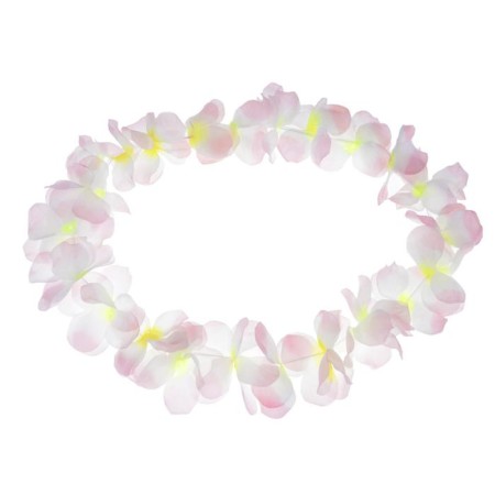 Hawaiian necklace "Large flowers", Mix colors-3