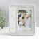 Photo frame glass 10x15 cm "Sea star in glass" silver 15x17.5 cm
