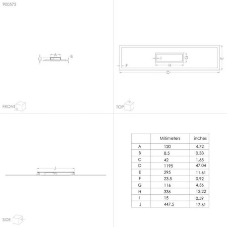 Ceiling lamp Dimmated Bordonara, 35W LED with PDU-7