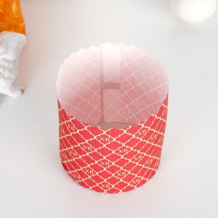Paper form for cake "HB red" 90 x 90 mm-2