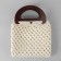 Handles for the bag wooden, 10 × 17 cm, 2 pcs, dark brown color