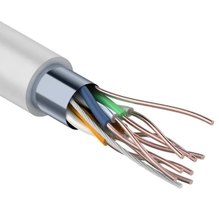 Кабель витая пара F/UTP кат.5E 4х2х0.50 CCA сер. (уп.25м) PROCONNECT 01-0142-3-25-1