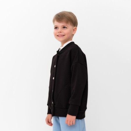 Bomber Children's minku Black color, height 110 cm-9