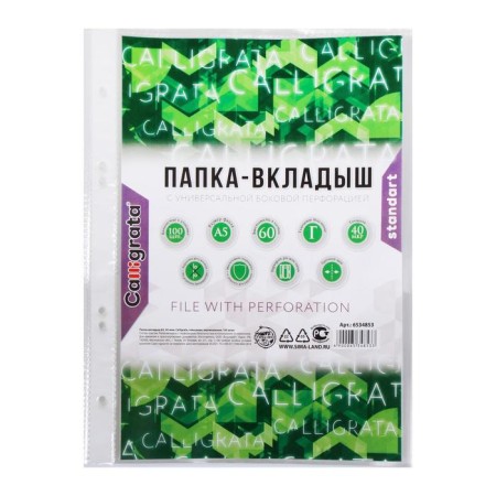A5, 40 microns, calligrata, glossy, vertical, 100 pieces-3