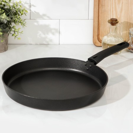 Sleepy "Daria", d = 30 cm, removable handle, anti -stick coating, black color