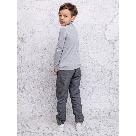 Turtleneck for a boy Batik, height 146 cm, color gray melange-1