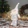 Soft toy "Santa Claus Brill" (59x21 cm extended legs) 40x21 cm, silver-white