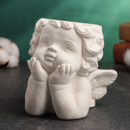 Figure pot "Dreaming Angel" 11x11x8cm