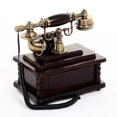 Retro-telephone "Writing table", with a box, 16 x 25 x 26 cm-6