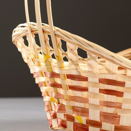 Wicker basket "Rook", 36 × 27 × 13 cm, bamboo-3