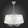 Suspended EVOLUCE lamp. Sle107513-05. Manila. 5x40 watts, E14, 50x50x70 cm, golden color