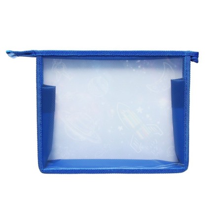 Folder for notebooks A5, 230 x 190 x 50 mm, lightning from above, plastic, calligrata "rocket"-3