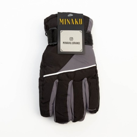 Winter Children's Minaku gloves, central/black, river 16 (18 cm)-4