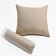 Pillow 50x70cm, beige, Fayber, microfiber, 100% polyester