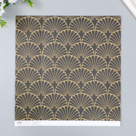 Scrapbooking "Fan" density 180 g 30.5x32 cm-3