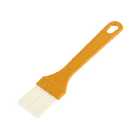 Brush flat promo, artificial bristles, plastic handle, 31 mm
